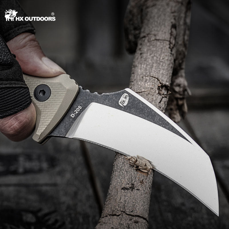 Xiaomi HX Outdoors / Handao Tyrannosaurus Tactical Claw Knife (D-205) 3Cr13 G10 Beige EAN: 6926912663116 Фото №6