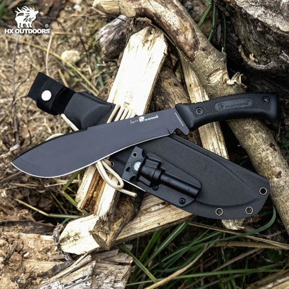 Мачете Туристический Xiaomi HX Outdoors Willow Leaf Machete Black (TD-02/230412050274) Фото №4