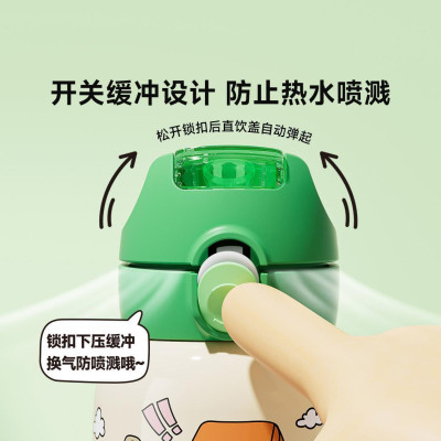 Дитячий термос/Бутилка для води Xiaomi JEKO Children's Insulated Cup 560ml Camping Squad (199901628) Фото №4