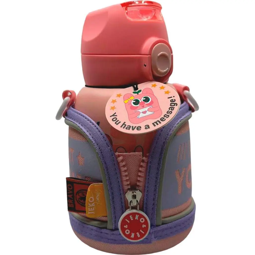 Дитячий термос/пляшка для води Xiaomi JEKO Children's Insulated Cup 560ml Happy Gathering (199901629) Фото №1