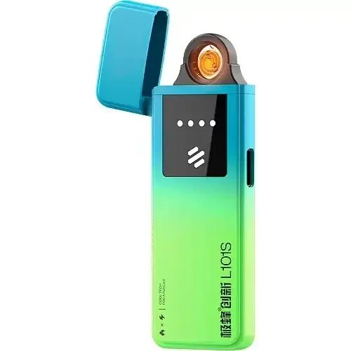 Зажигалка Xiaomi Jifeng L101S Ultra-Thin Rechargeable Lighter Aurora Indigo (3269964) Фото №1