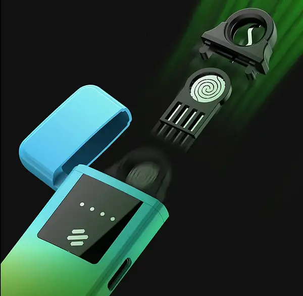 Зажигалка Xiaomi Jifeng L101S Ultra-Thin Rechargeable Lighter Aurora Indigo (3269964) Фото №6