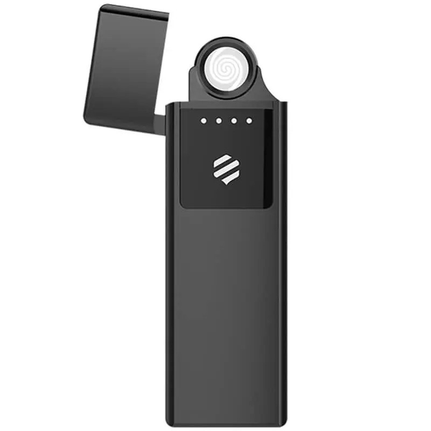 Зажигалка Xiaomi Jifeng L101S Ultra-Thin Rechargeable Lighter Black (3269963) Фото №2