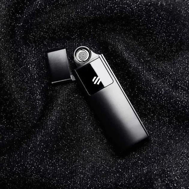 Зажигалка Xiaomi Jifeng L101S Ultra-Thin Rechargeable Lighter Black (3269963) Фото №3
