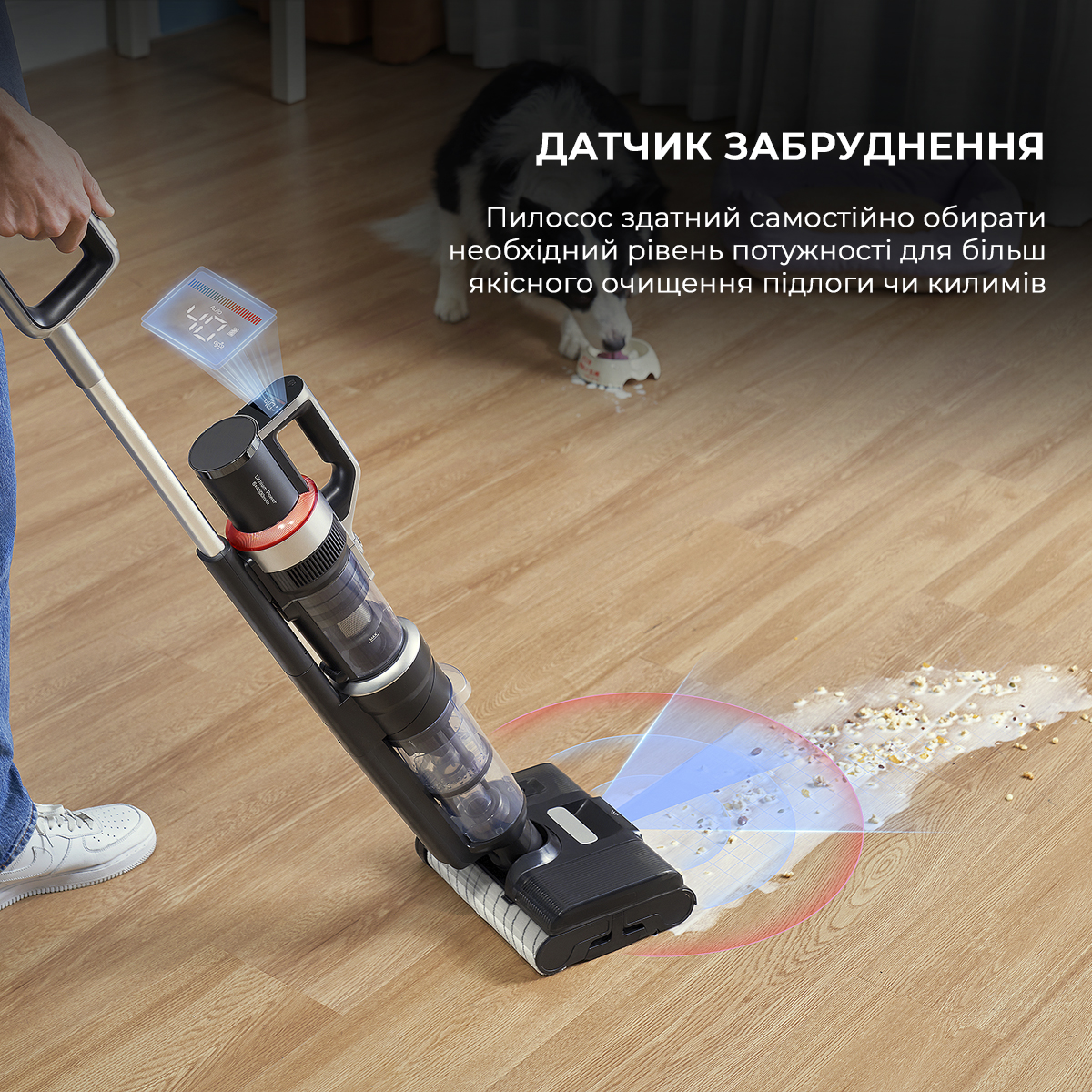 Пылесос ручной беспроводной моющий 2в1 Xiaomi Jimmy HW11 Pro Max, Black (HW11PRO MAX) Фото №10