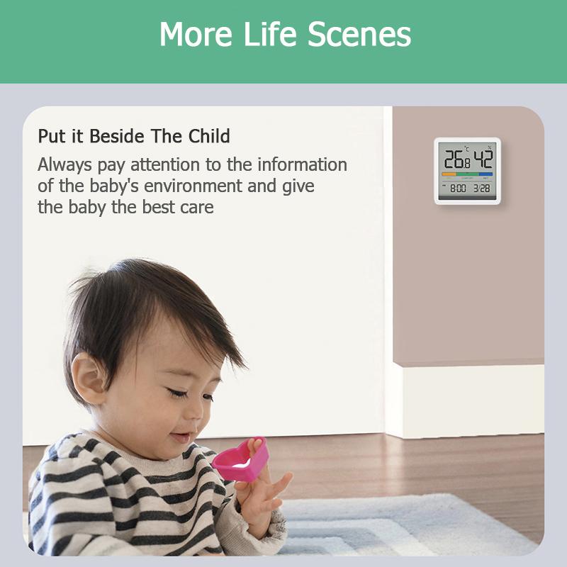 Годинник із датчиком температури та вологості Xiaomi Miiiw Temperature Humidity Clock NK5253 EAN: 6971519750332 Фото №1