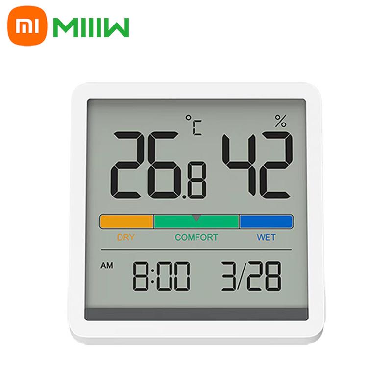 Годинник із датчиком температури та вологості Xiaomi Miiiw Temperature Humidity Clock NK5253 EAN: 6971519750332 Фото №2