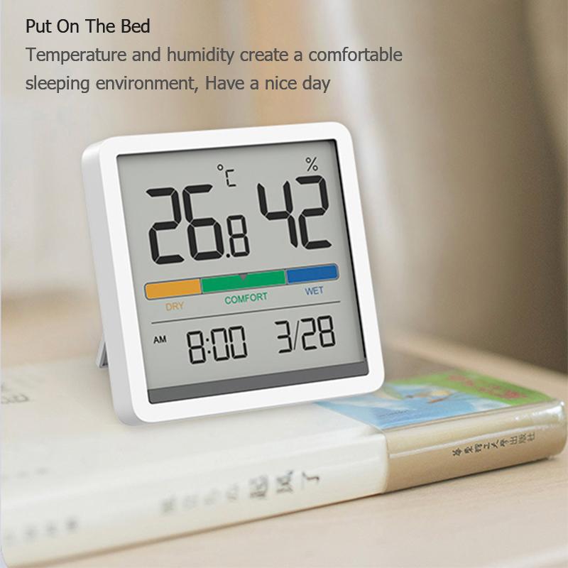 Годинник із датчиком температури та вологості Xiaomi Miiiw Temperature Humidity Clock NK5253 EAN: 6971519750332 Фото №7