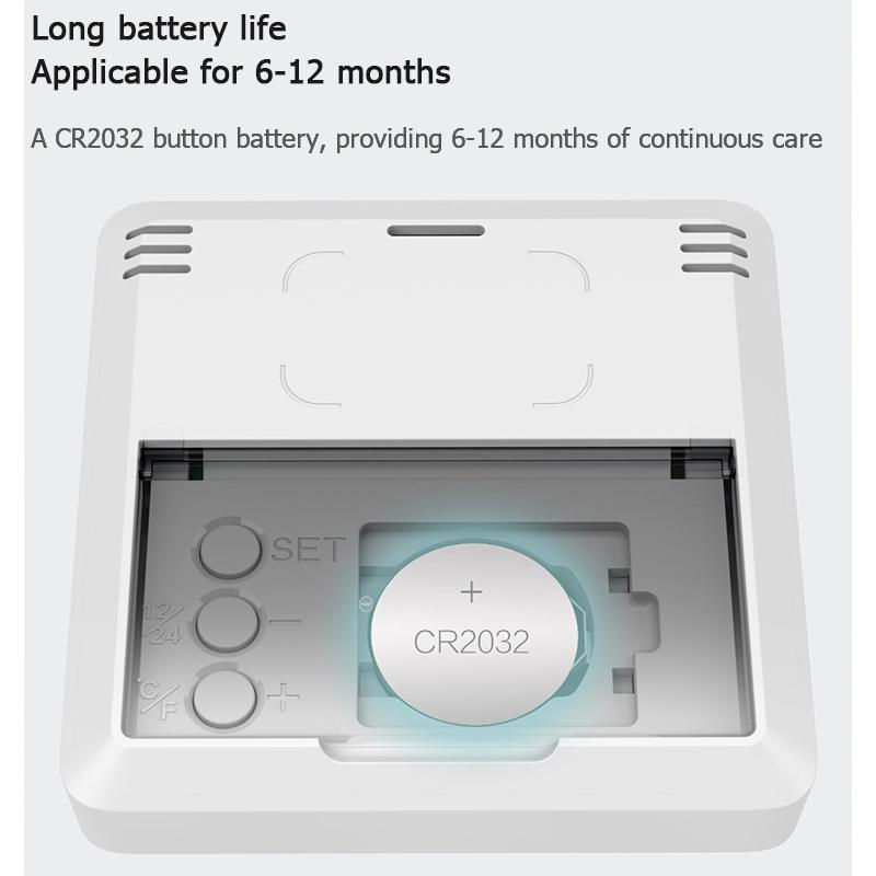 Годинник із датчиком температури та вологості Xiaomi Miiiw Temperature Humidity Clock NK5253 EAN: 6971519750332 Фото №8