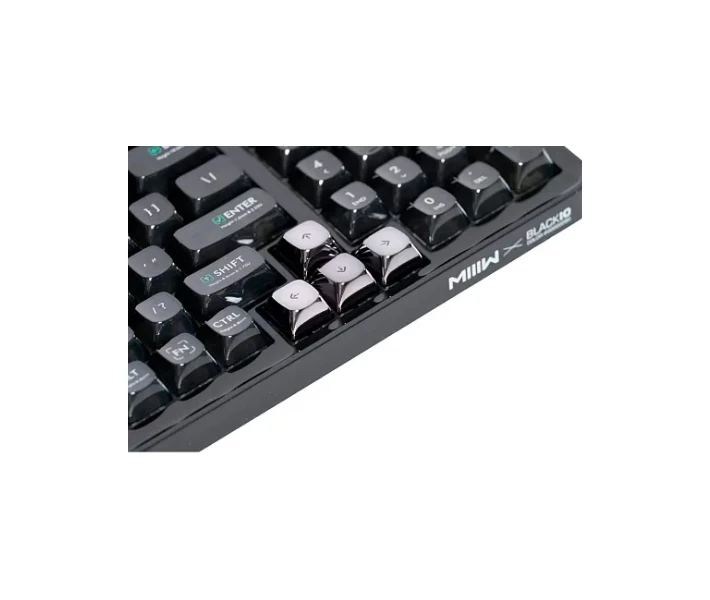 Беспроводная клавиатура Xiaomi Miiw Customized Mechanical Keyboard BlackIO98 Dark Silver (3262407) Фото №8
