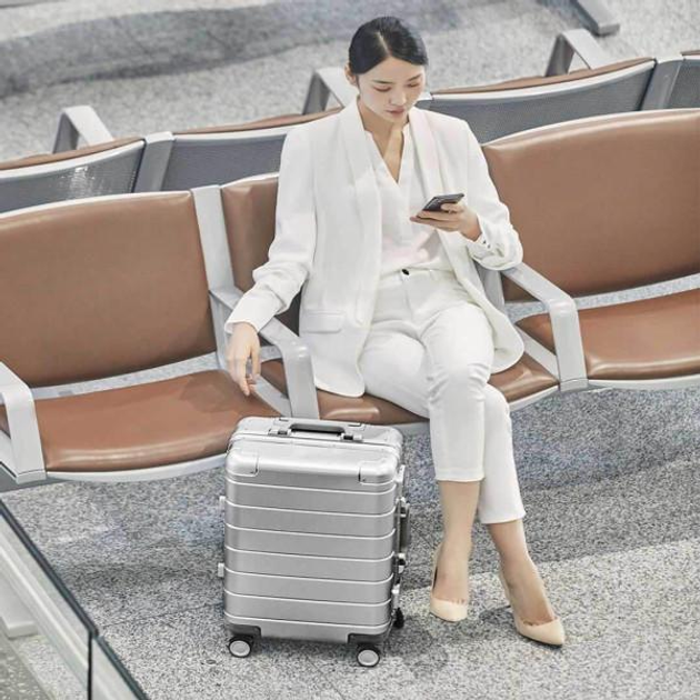 Валіза Xiaomi Mijia Metal Suitcase 2 Silver (BHR4012CN) Фото №4