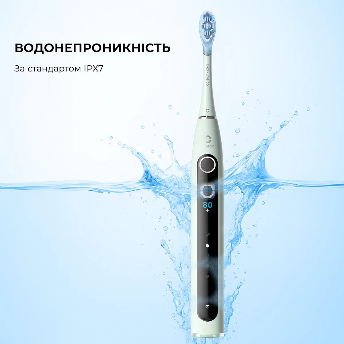 Зубная щетка Xiaomi Oclean X Pro 20 Smart Sonic Electric Toothbrush Global, Black Фото №4