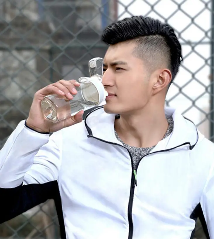 Пляшка для води Xiaomi Quange Full Sports Cup Black PC Material 480 мл (6972229764961) Фото №4