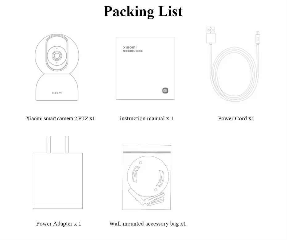 Xiaomi Mi 360º Smart Camera 2 PTZ MJSXJ17CM / BHR7261CN | 4MP 2.5K H265 WiFi 2.4/5 HGz Фото №15