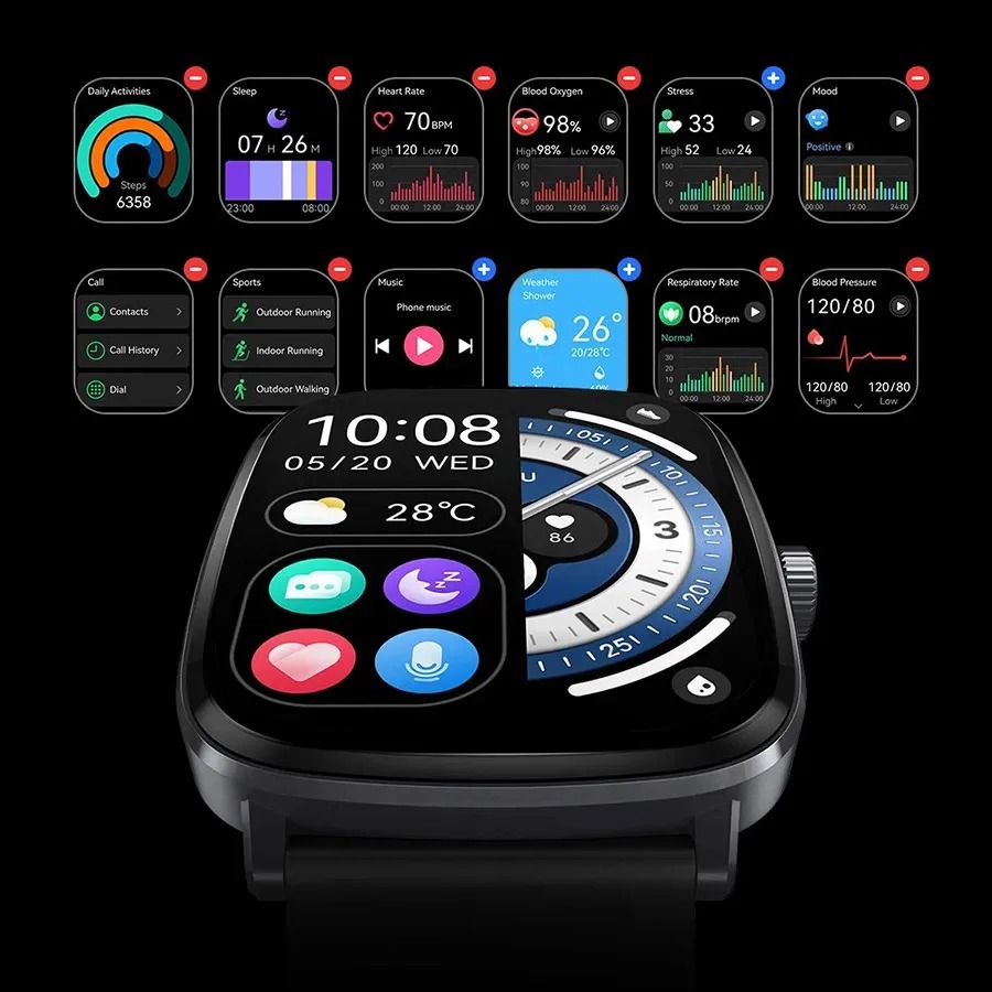 Smart Watch Haylou RS5 (LS19) Call Version |9 дней|SpO2|IP68|2.0