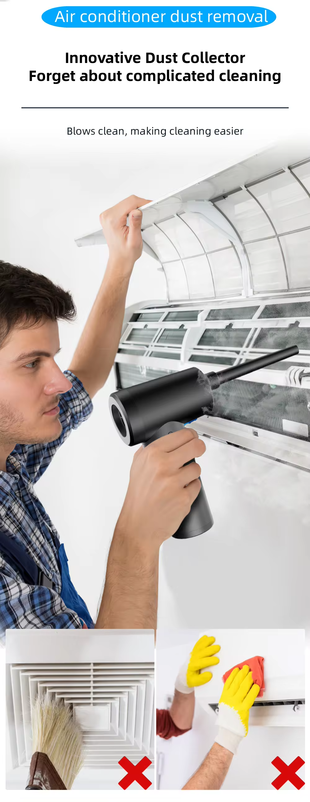 Wireless Portable Dust Blower Cleaning Фото №10