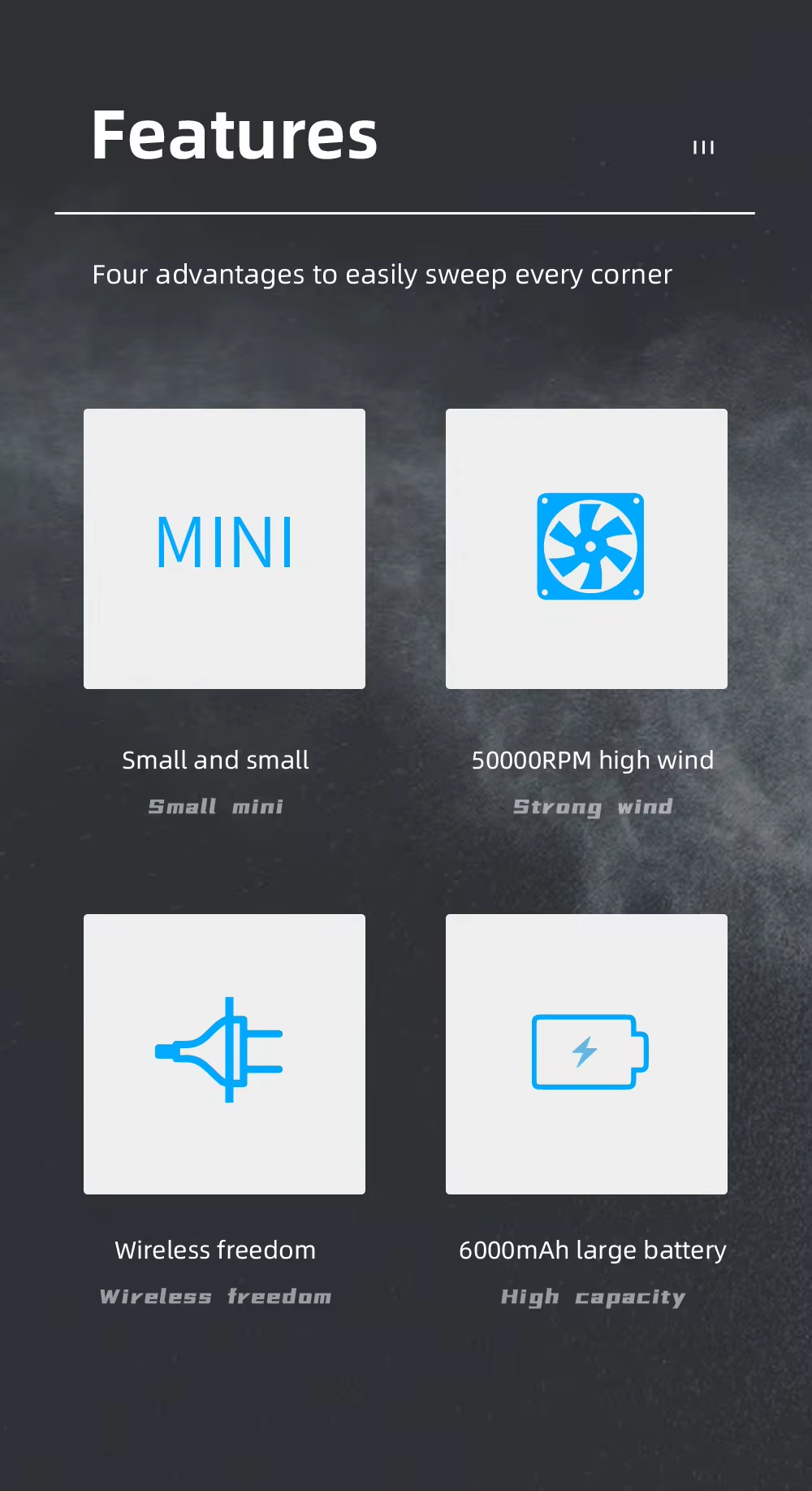 Wireless Portable Dust Blower Cleaning Фото №2