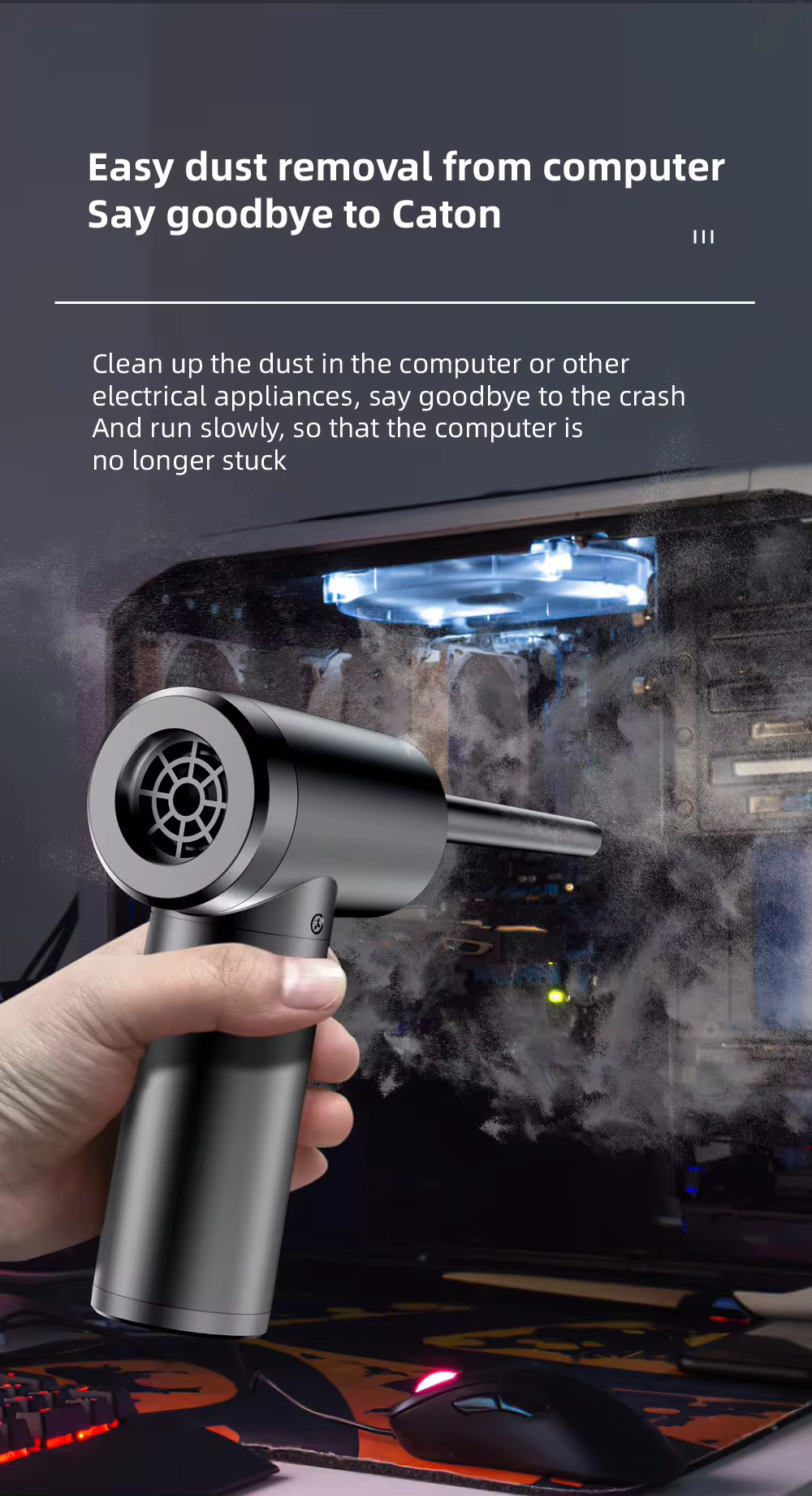 Wireless Portable Dust Blower Cleaning Фото №3