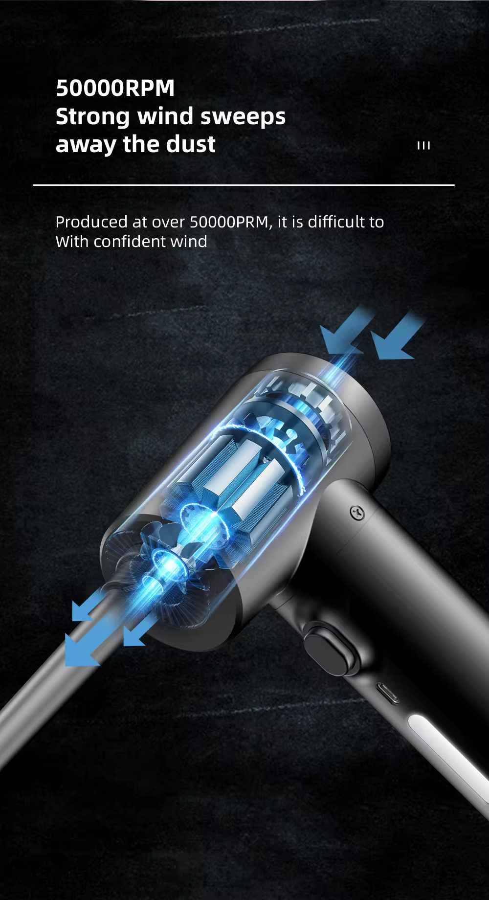 Wireless Portable Dust Blower Cleaning Фото №4