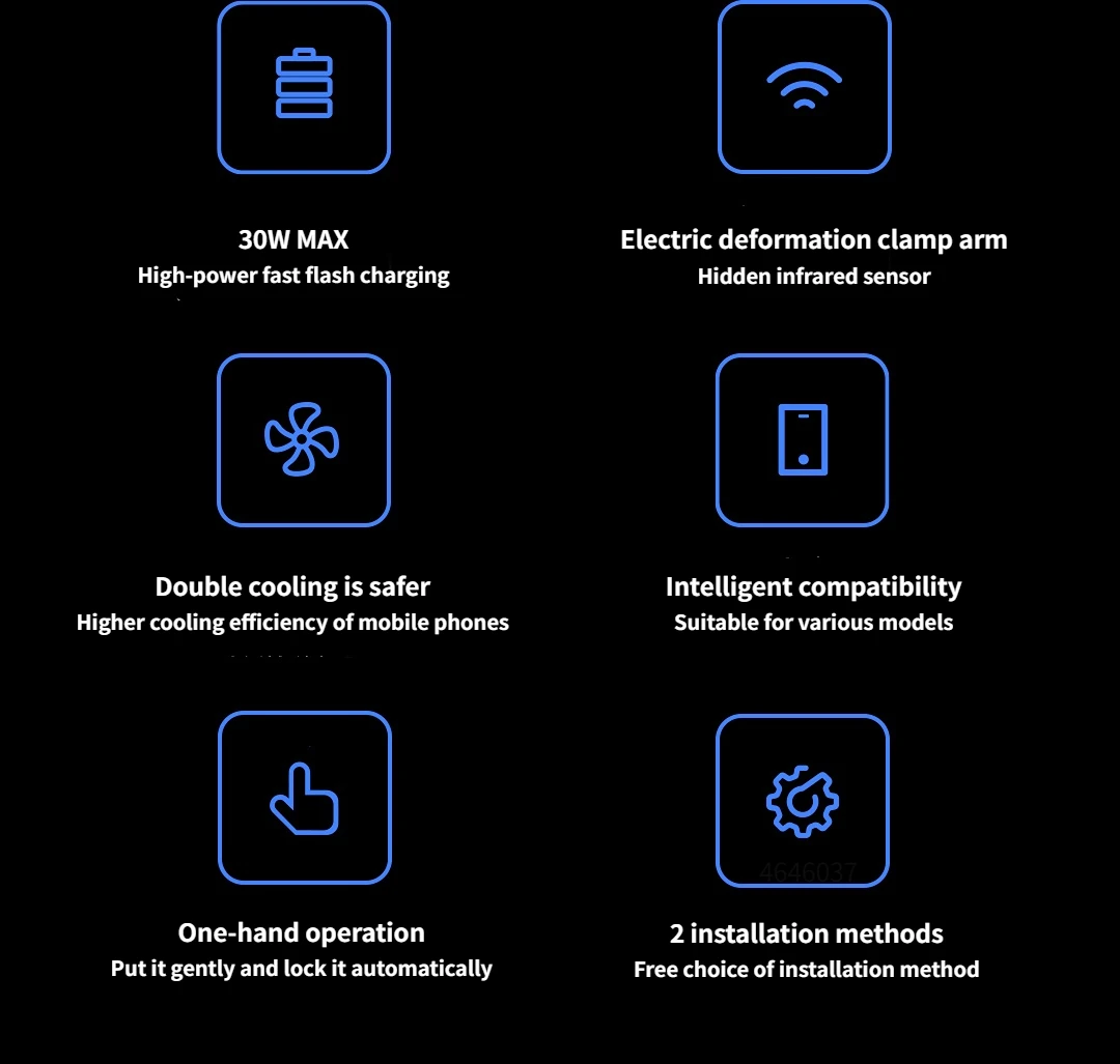 Xiaomi Wireless Car Charger 30w Max (W03ZM\BHR7063CN) Фото №4