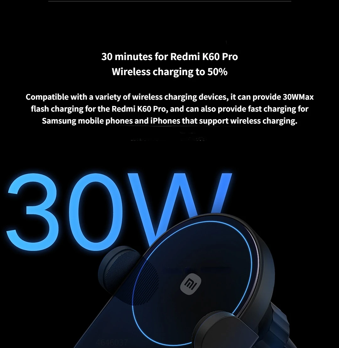 Xiaomi Wireless Car Charger 30w Max (W03ZM\BHR7063CN) Фото №5