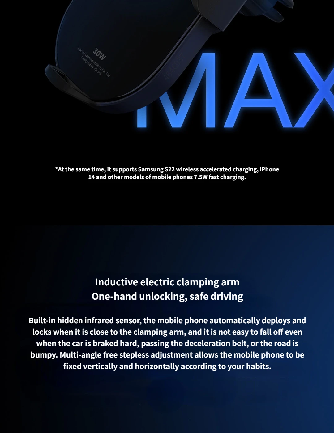 Xiaomi Wireless Car Charger 30w Max (W03ZM\BHR7063CN) Фото №6