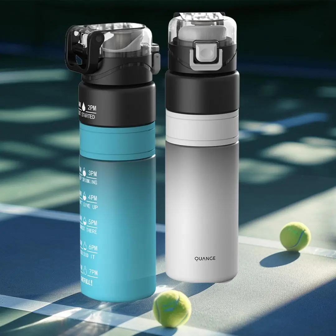 Пляшка для води Xiaomi Quange Full Size Sports Elastick Lid Cup 800 мл Фото №2