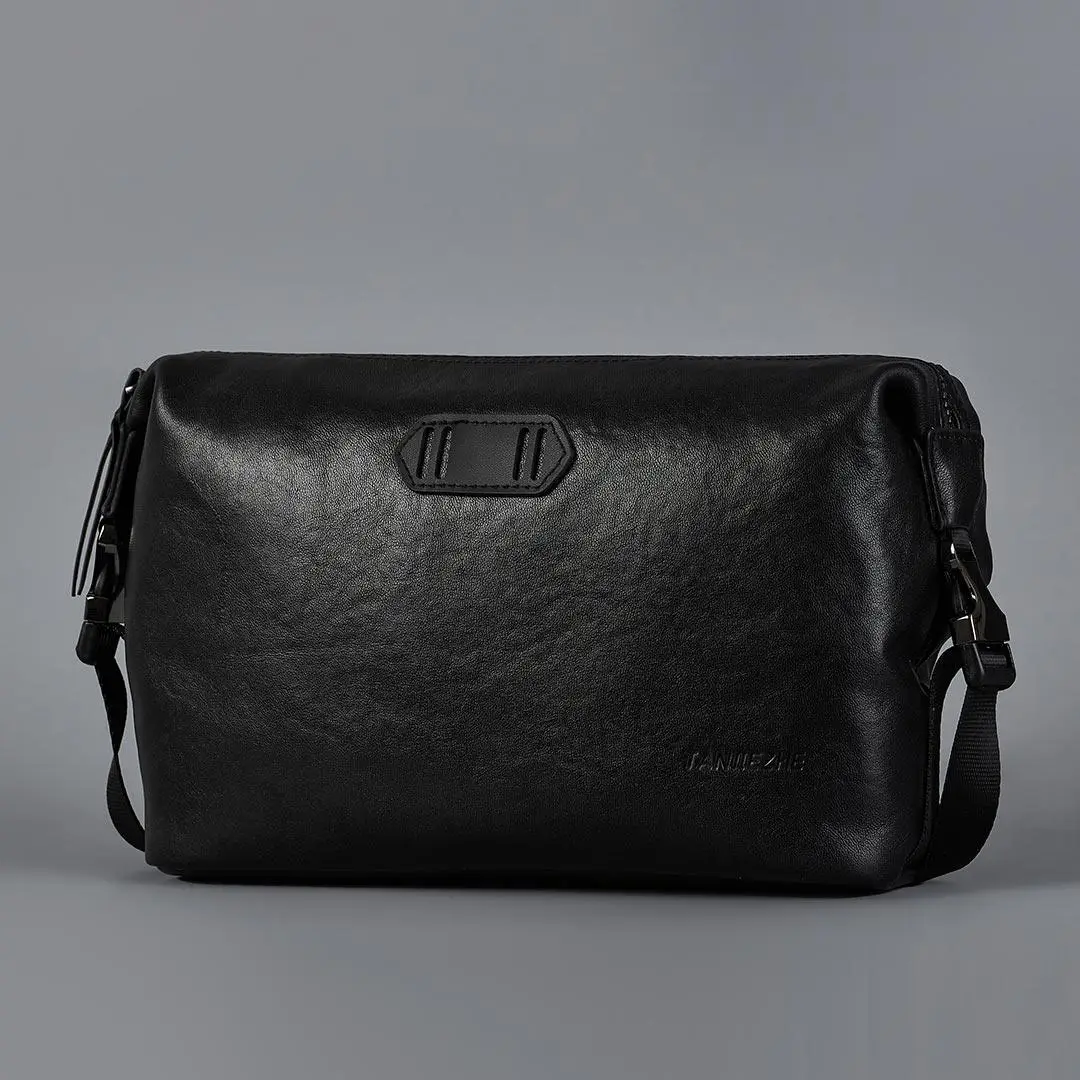 Сумка Xiaomi Youpin TANJIEZHE Leather Chest Bag Black (3256723) Фото №1