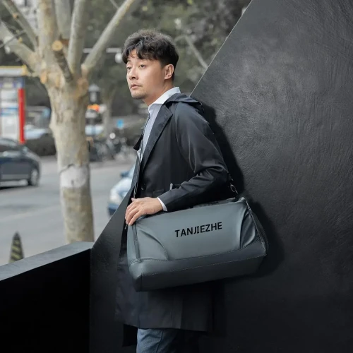 Сумка Xiaomi Youpin TANJIEZHE Travel Gym Bag Black (3291900) Фото №4