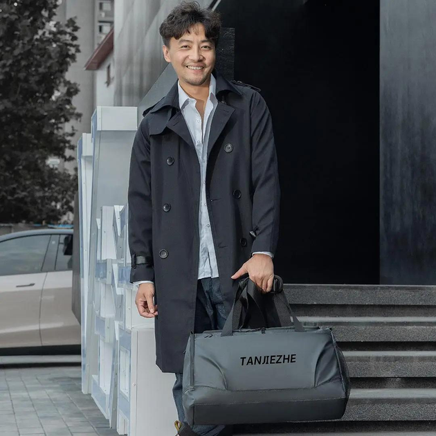 Сумка Xiaomi Youpin TANJIEZHE Travel Gym Bag Black (3291900) Фото №5