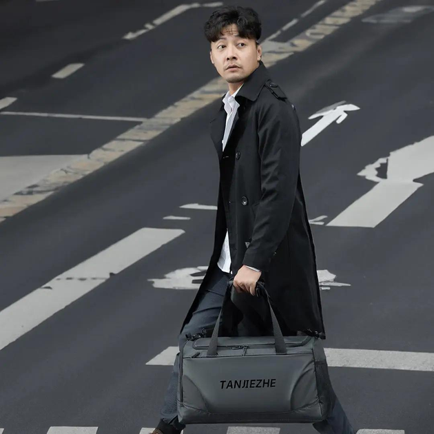 Сумка Xiaomi Youpin TANJIEZHE Travel Gym Bag Black (3291900) Фото №6