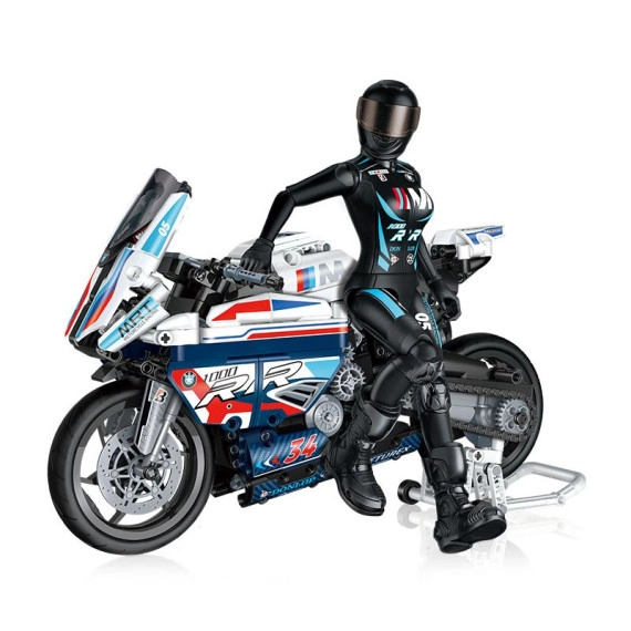 2023New 70005 901pcs Moc Motorcycle Technical Building Blocks Model Assembling City Sports Фото №13