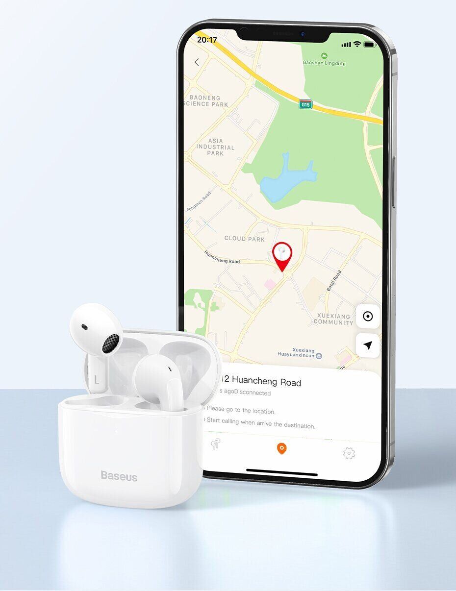 TWS наушники | Полностью беспроводные Baseus Bowie E3 BT5.0 True Wireless Earphones White Оригинал! Bluetooth Белый Type C Без крепления Вкладыши
