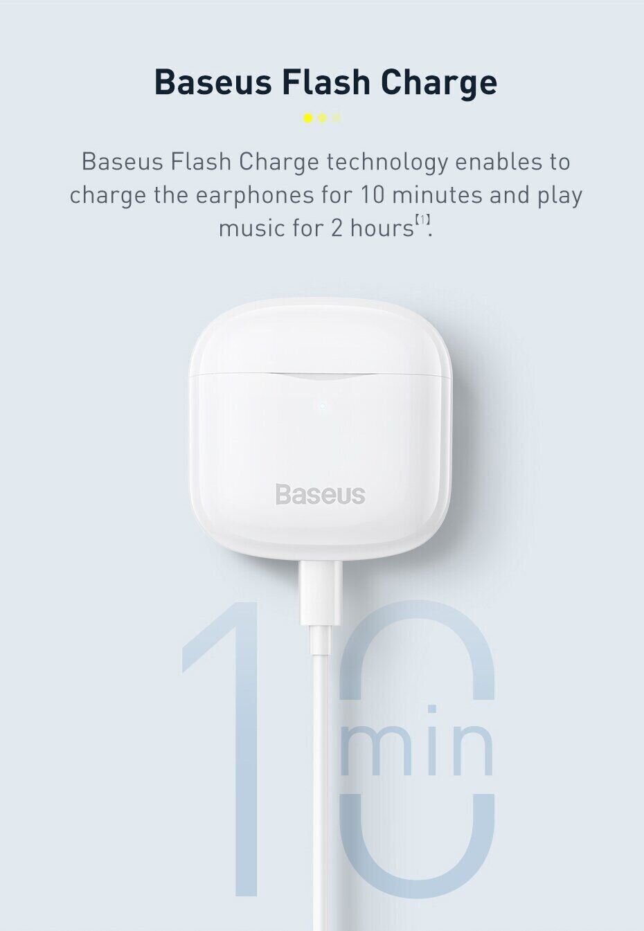 Бездротові навушники TWS Baseus Bowie E3 BT5.0 True Wireless Earphones Black Оригінал! Гарнитура