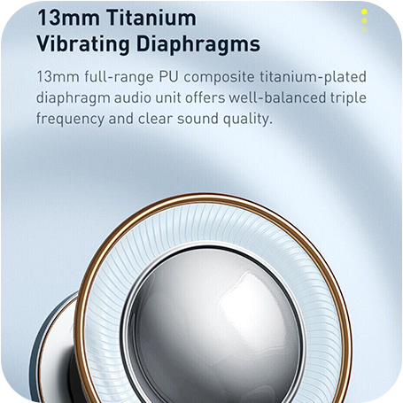 TWS Baseus Bowie E3 BT5.0 True Wireless Earphones Black Оригінал!