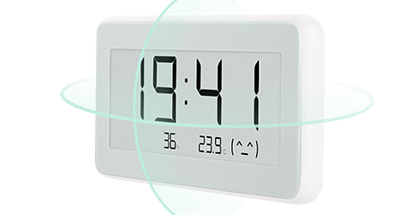 Xiaomi Humidity Monitor Clock Пластик цифровой комнатный термометр Белый Батарейки
