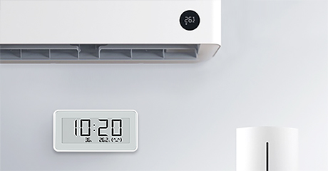 Часы термометр-гигрометр Xiaomi Humidity Monitor Clock Пластик цифровой комнатный термометр