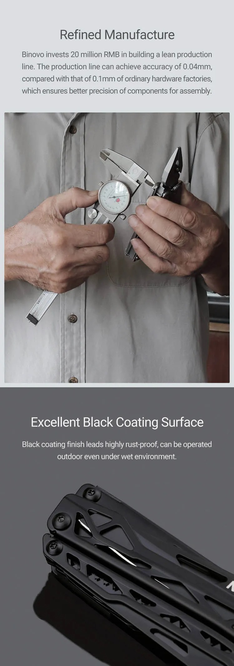 Xiaomi NexTool Black Knight NE20044 Оригинал! Складной