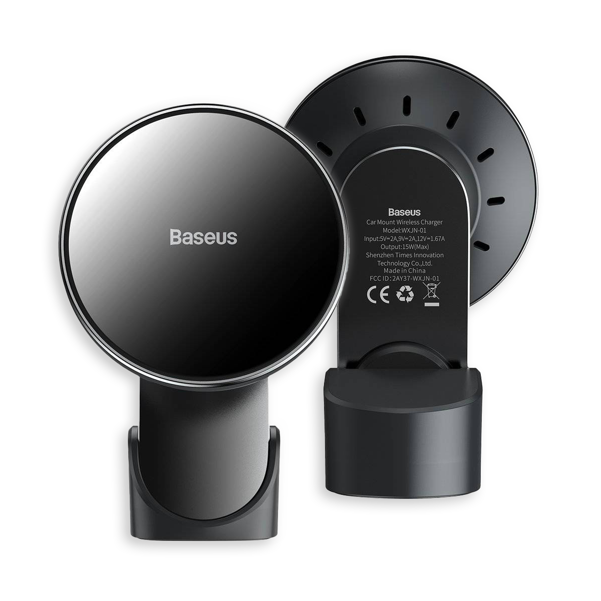 MagSafe Baseus Big Energy Wireless Charger 15W WXJN-01 Black Телефона На торпедо авто