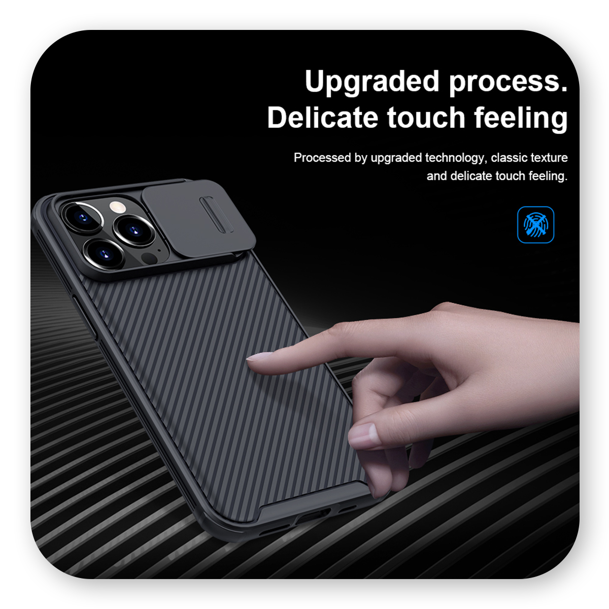 Nillkin CamShield Pro Case для Apple iPhone 13 Max Blue Для телефона Панель (Накладка на корпус) Усиленные борты чехла