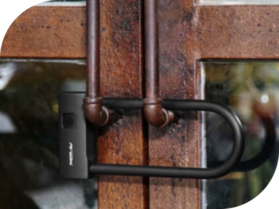 Фото 4 Areox intelligent fingerprint U-lock short