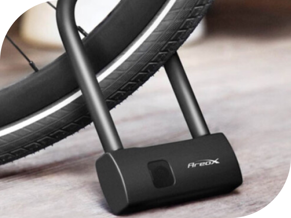 Фото 6 Areox intelligent fingerprint U-lock short
