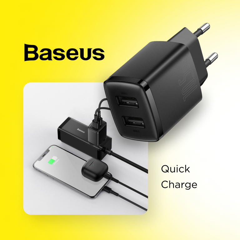 Фото 3 Baseus Compact 2U 10.5W
