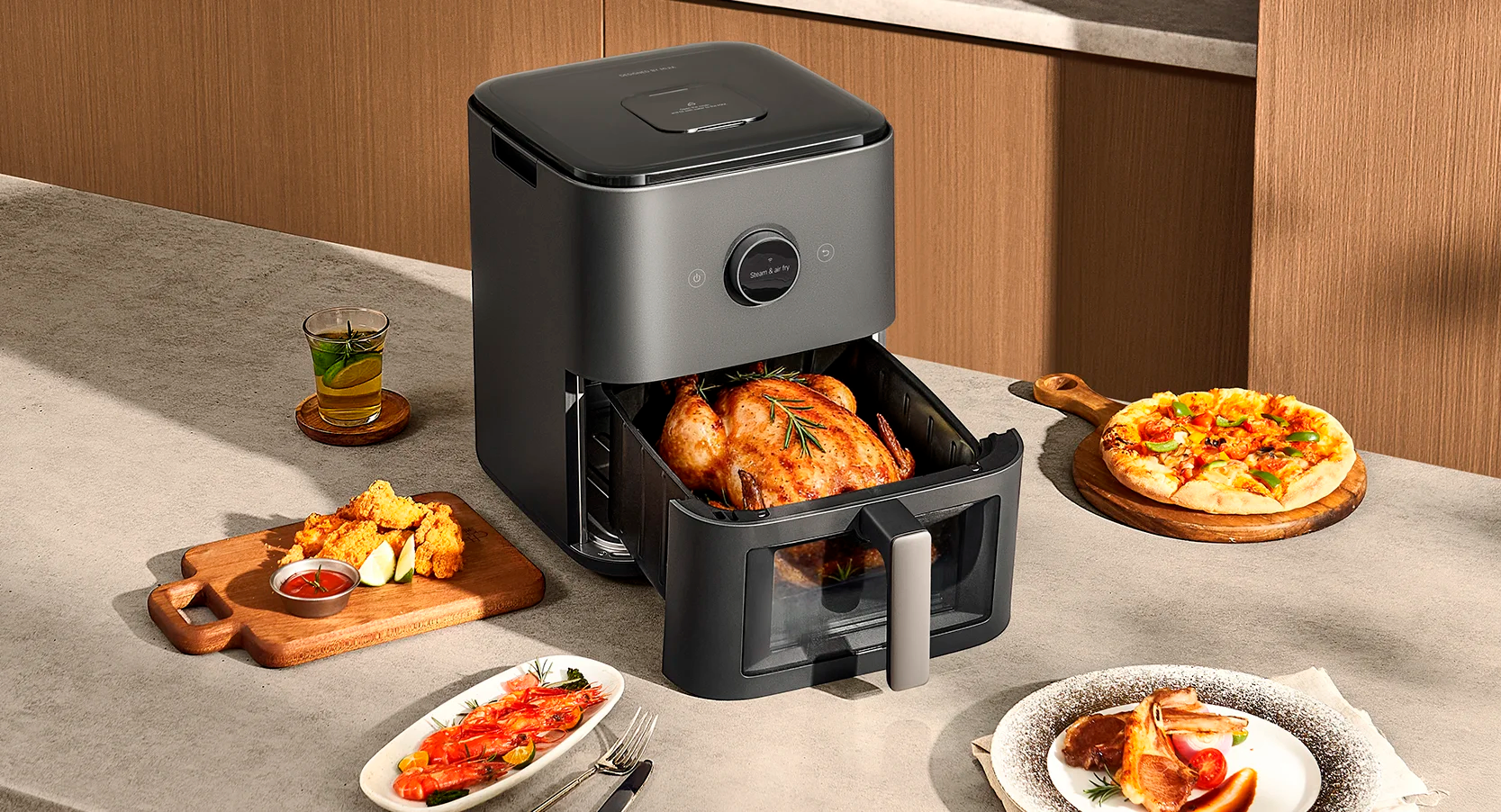 Фото Smart Steam Air Fryer 7L