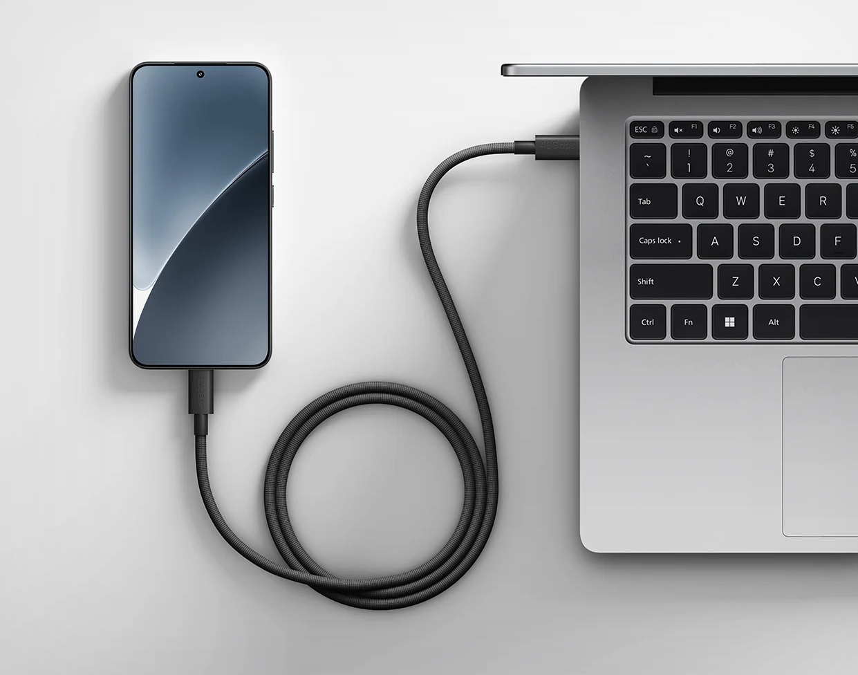 Фото Xiaomi USB4 Braided Type-C-Type-C 6A 1m