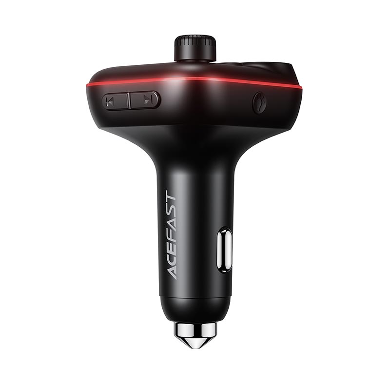 Адаптер автомобильный ACEFAST car FM wireless transmitter MP3 player B25 |1Type-C/2USB, 36W, PD/QC/PPS, BT5.4/TF/USB/FM| black (6974316287704) Черный на картинке №6