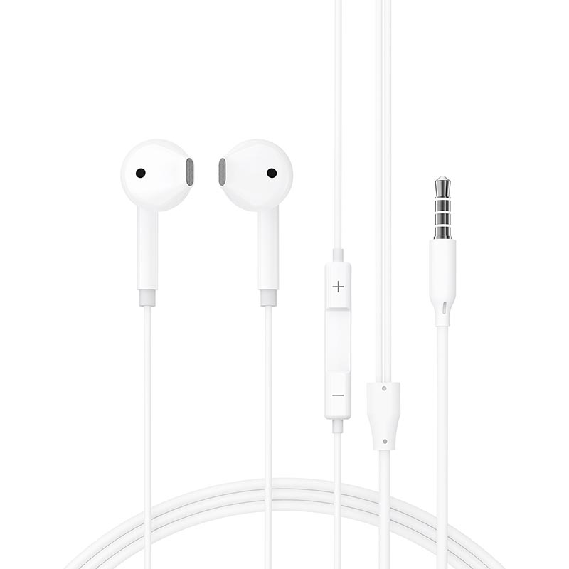 Наушники ACEFAST L14 3.5mm semi-in-ear wired earphones with mic |1.2m| white (6974316286707) Белый на картинке №2