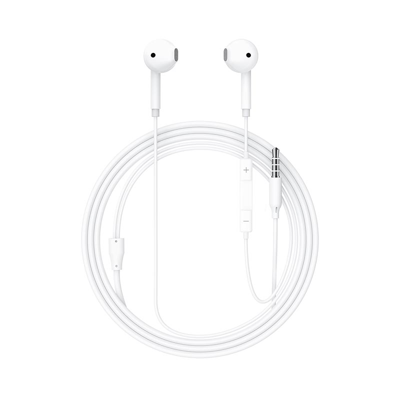 Наушники ACEFAST L14 3.5mm semi-in-ear wired earphones with mic |1.2m| white (6974316286707) Белый на картинке №4