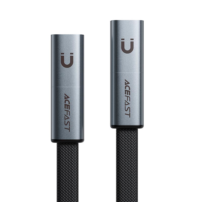 Кабель ACEFAST USB-C to USB-C magnetic charging data cable C27-04 |1.2m, 60W/3A| black (6974316287810) Черный на картинке №1