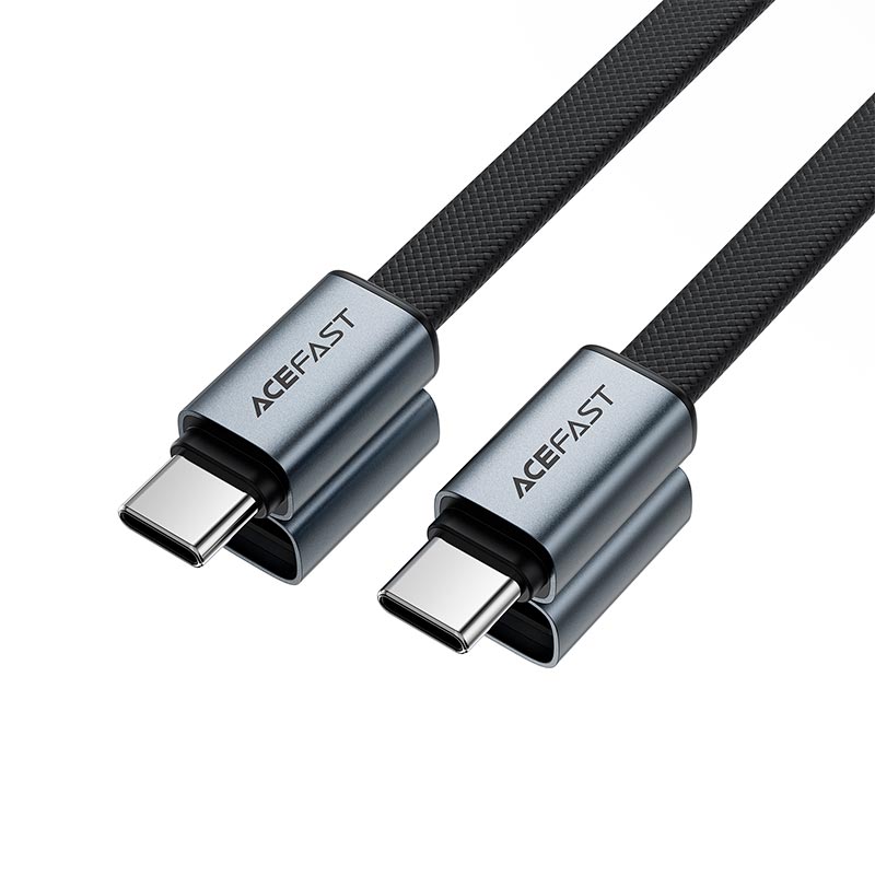 Кабель ACEFAST USB-C to USB-C magnetic charging data cable C27-04 |1.2m, 60W/3A| black (6974316287810) Черный на картинке №5